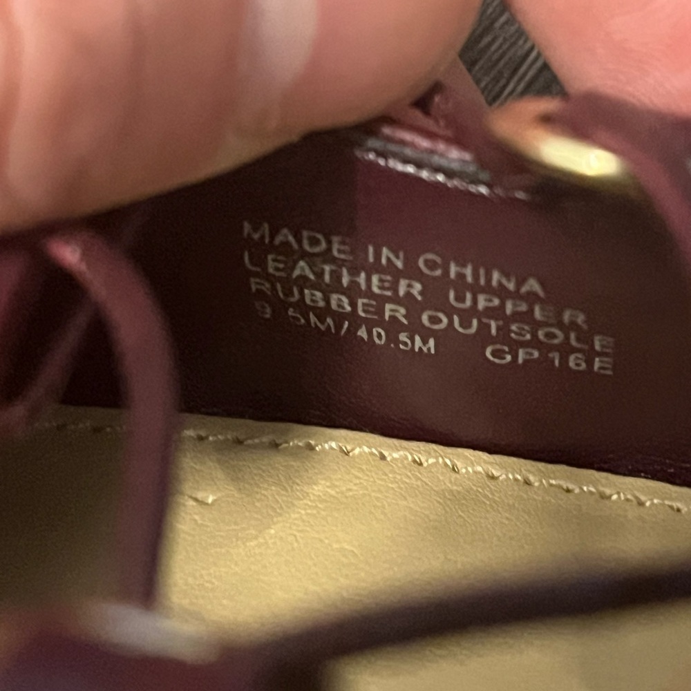 Michael Kors Burgundy Lace-Up Heels image 4